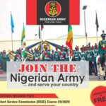 Apply: Nigerian Army Opens Applications for DSSC 29/2026