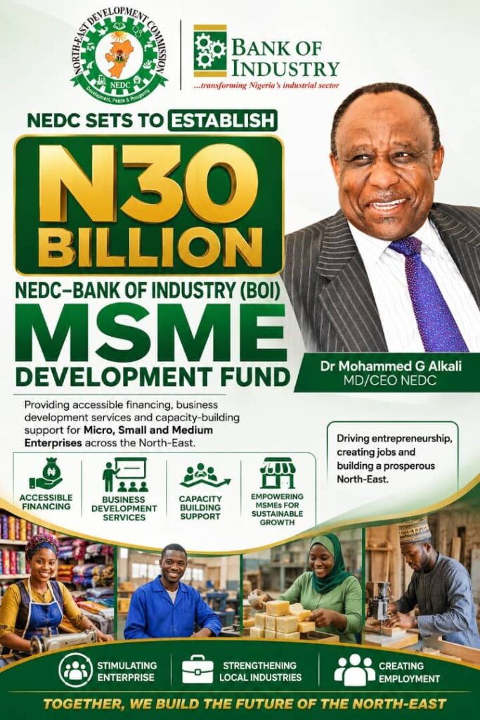 NEDC’s ₦30bn MSME Development Fund: Dr Mohammed G. Alkali Advances Economic Empowerment in the North...